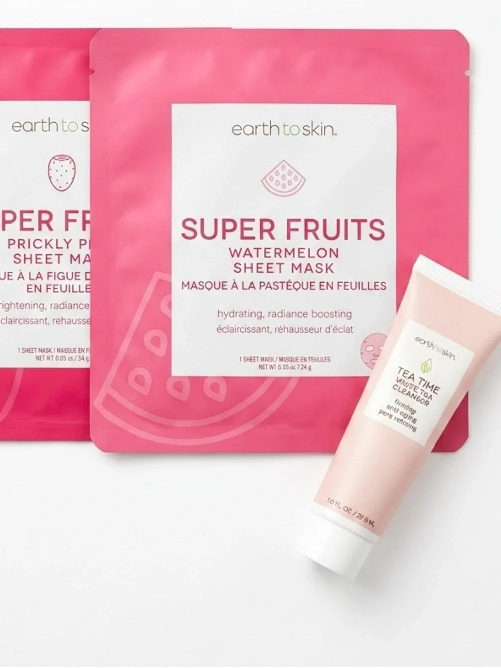 Earth To Skin Pink Fruits Bundle